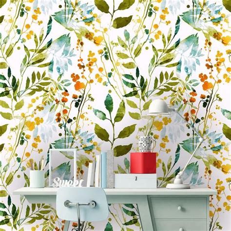 Floral Peel And Stick Wallpaper Wallpaper Hd