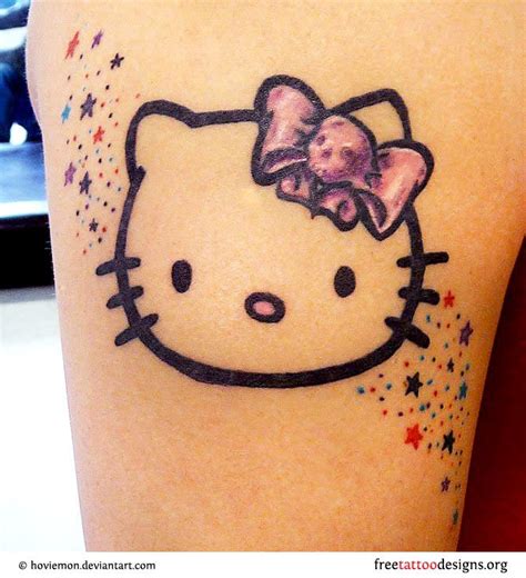 But when hello kitty fanatics start tattooing their dog with hello kitty, there has been a boundary that has been crossed. Pin by TikiPu on TatToOs | Hello kitty tattoos, Hello ...