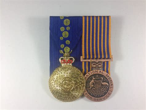 Member of the Order of Australia, National Medal - The ...