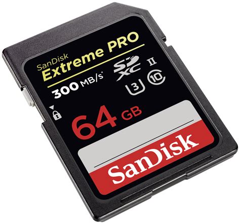 Carte Mémoire Sandisk Extreme Pro Sdhc 64gb 300mb Uhs Ii Sds