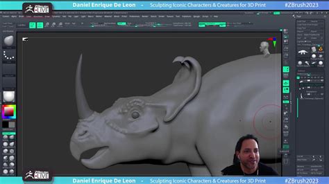 Creature Character Concept Sculpting Ashley A Adams A Cubed Zbrush Youtube