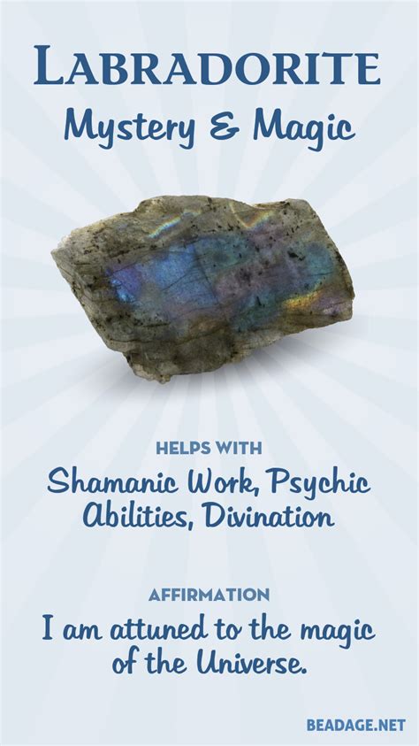 Labradorite Awakens Psychic Abilities Such As Telepathy And Prophecy