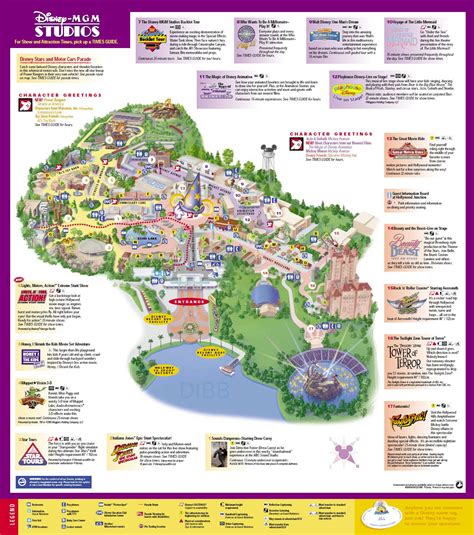 Universal Studios Boardwalk Map At Universal Studios
