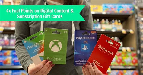 First, you can earn 4x fuel points on purchases of visa/mastercard gift cards. 4x Fuel Points on Digital Content & Subscription Gift Cards at Kroger! | Kroger Krazy
