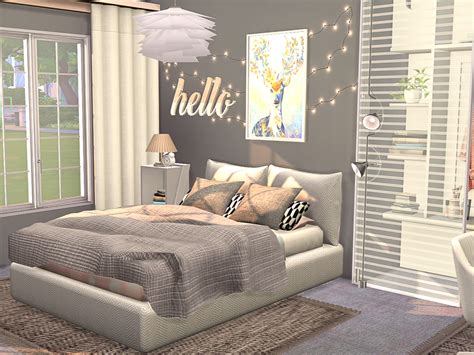 The Sims Resource Juliette S Bedroom Sims 4 Bedroom P