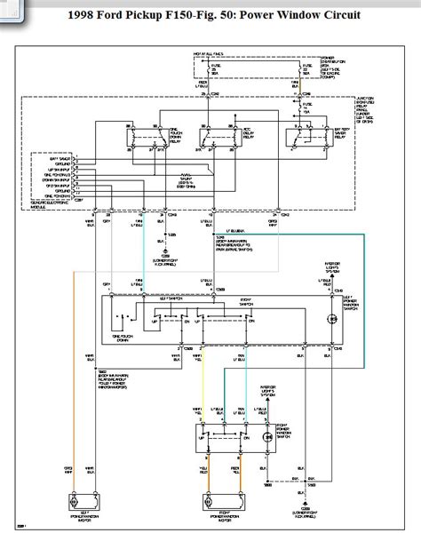 It shows the components of the circuit as simplified shapes, and the power and signal contacts between the devices. 98 F150 Power Window Wiring Diagram - Wiring Diagram Networks
