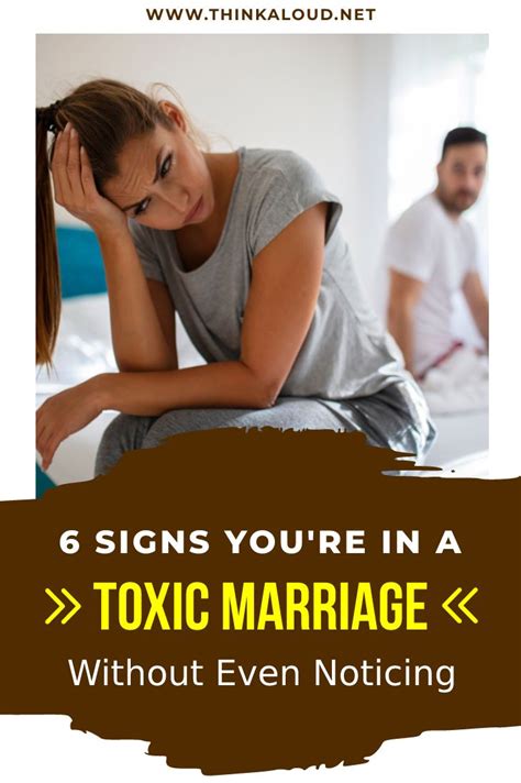 6 Signs Youre In A Toxic Marriage Without Even Noticing In 2021 Toxic Marriage Marriage Toxic