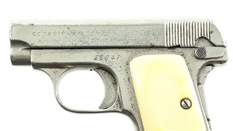 Colt 1908 Vest Pocket 25 Acp Semi Auto Pistol Online Gun Auction