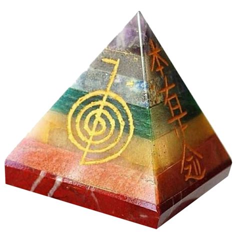 Healing Crystal 7 Chakras Bonded Pyramid At Rs 125piece In Anand Id