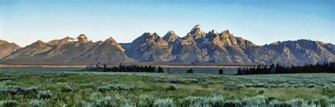 Grand Teton Panorama Wyoming Usa © 2010 Patrick Alan Swi Flickr