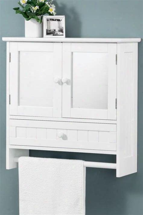 Rated 4 out of 5 stars. Bathroom Wall Cabinet with Towel Bar | Bathroom wall ...