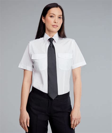 Ladies Pilot Shirt White