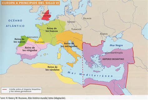 Historia 3° Medio Europa Principios Siglo Vi