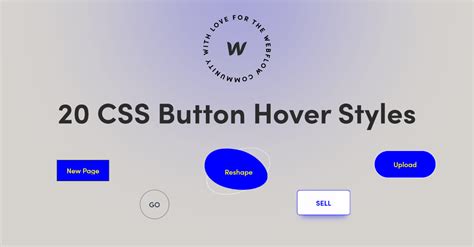 20 Css Button Hover Styles For Webflow Vibrand Design