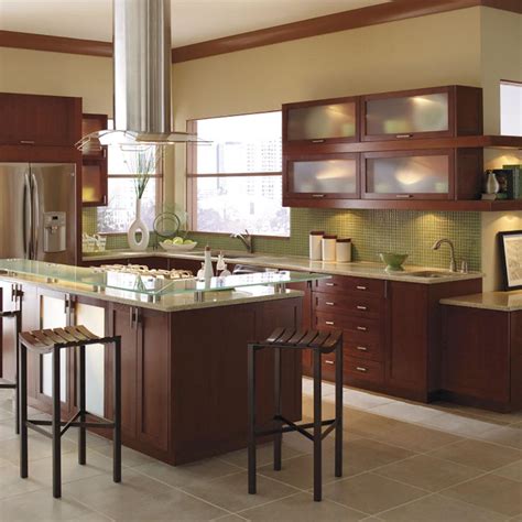 Below are some positive and negative home depot kitchen cabinet reviews from actual customers. Thomasville Nouveau Custom Kitchen Cabinets Shown in Modern Style-HDINSTTSCC - The Home Depot