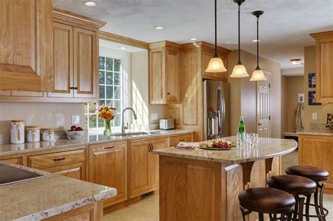 Birchwood is one of the popular wood species grown in the forests of north america, especially canada and the usa. Groton - Red Birch Kitchen - Platt Builders