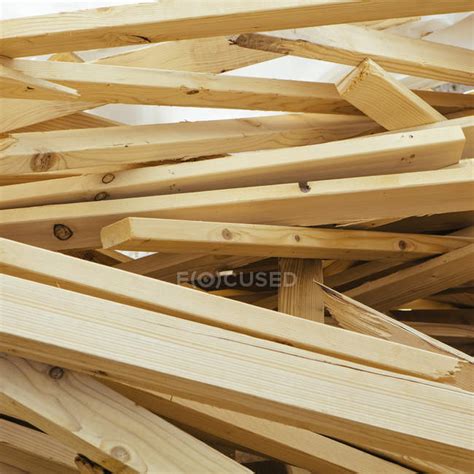 Pile Of Wooden Studs For Construction Full Frame — Material Timber