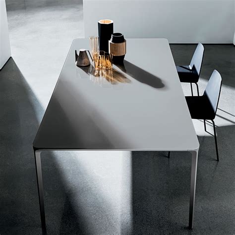 Save 15% in cart on select furniture with code july. Slim Rectangular Glass Dining Table - Klarity - Glass Furniture