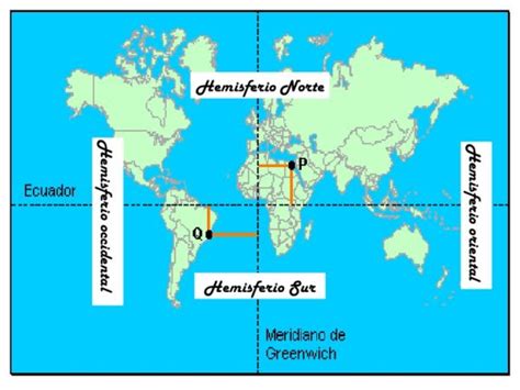 Mapamundi Con Sus Hemisferios Mapamundi