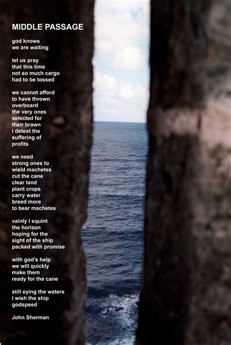 Poetry And Photography Poster Middle Passage Etsy