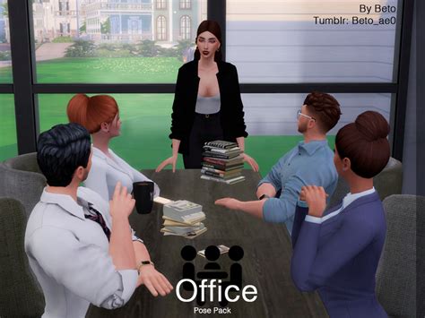Office Poses For Your Working Sims I Hope You Love Them Found In Tsr