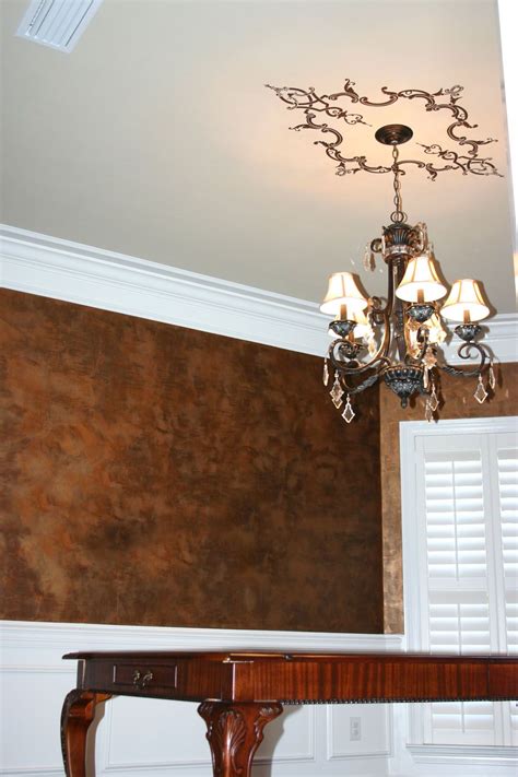 Copper Metallic Paint Ceiling Home Collection