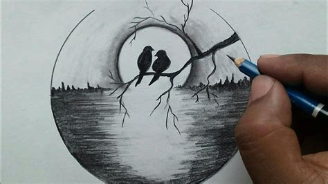 Simple Pencil Drawing Pictures Of Nature ~ Related Image Bodaswasuas