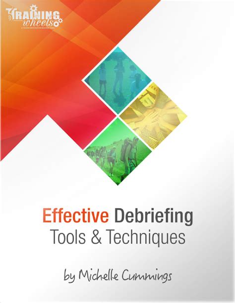 Thank You Effective Debriefing Tools And Techniques Training Wheels