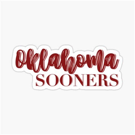 Oklahoma Sooners Stickers Redbubble