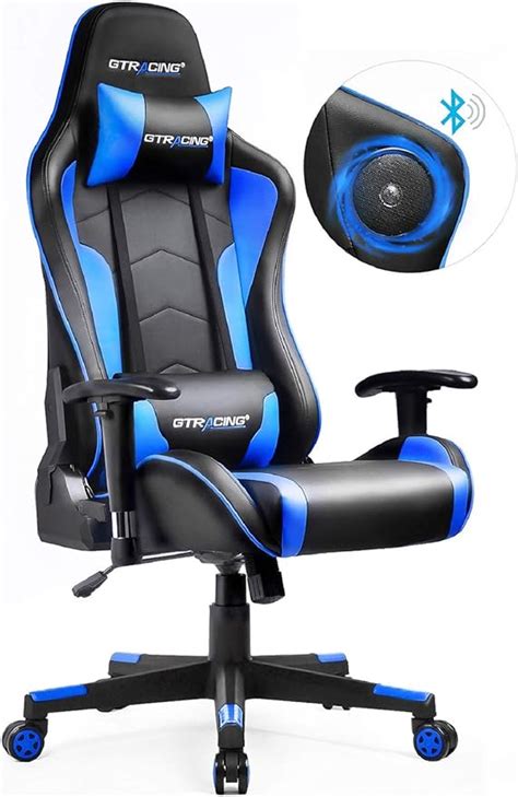 Gtracing Gaming Chair With Bluetooth Speakers Music Video Game Chair