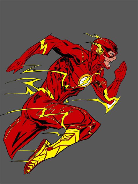 Did A Digital Drawing Of The Flash Theflash