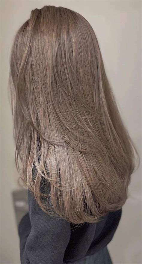 50 cute new hair color trends 2022 light ash brown pecan beige hair hair color light