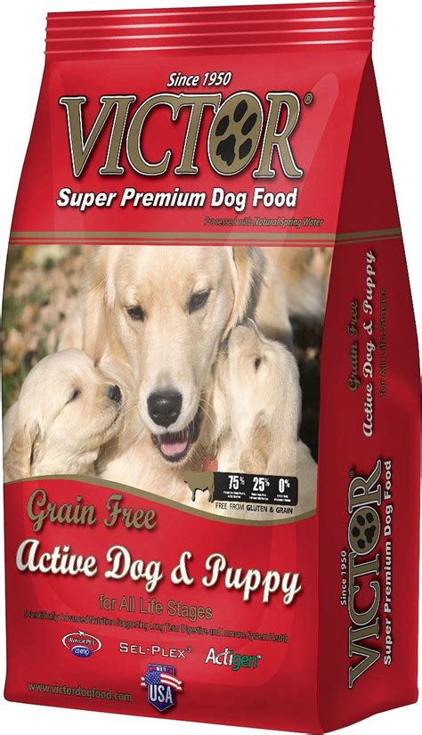 Victor dog food recipes offer a wide range of formulas, from food for puppies and senior dogs, to food for our athlete canines. Victor Active Dog & Puppy Formula Grain-Free Dry Dog Food ...