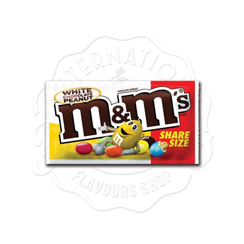 Mandms White Chocolate Peanut Share Size 794g Flavers International