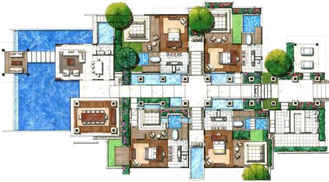 3 D Floor Plans Villas Resorts Joy Studio Design Gallery Best