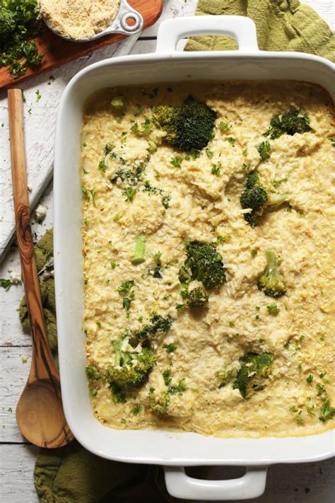 Cheesy Cauliflower Broccoli Bake Minimalist Baker Recipes