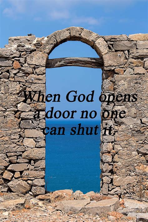 In The Wilderness Rev 37 13 God Opens And Shuts Doors