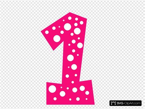 Polka Dot Number 1 Clipart 10 Free Cliparts Download Images On