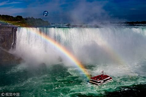 Rainbow Creates Amazing View Over Niagara Falls Global Times