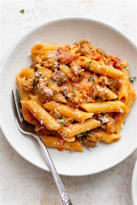 Spicy Italian Sausage Pasta Salt And Lavender