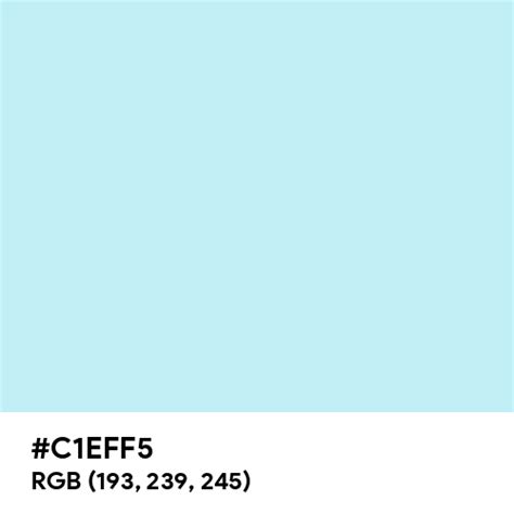 C1eff5 Color Name Is Diamond