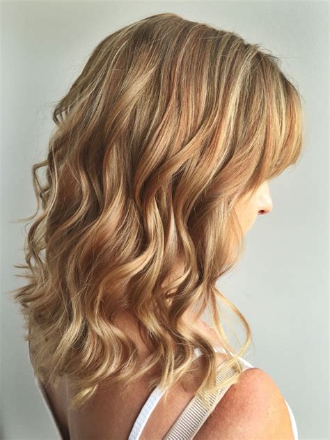 Copper Highlights On Blonde Hair