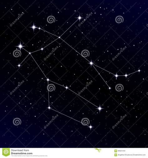 Gemini Constellation Stock Vector Illustration Of Science 60621410