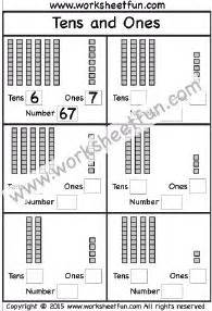 This page offers free printable math worksheets for first grade. Tens and Ones - 5 Worksheets | First grade worksheets, 1st grade math worksheets, Tens and ones