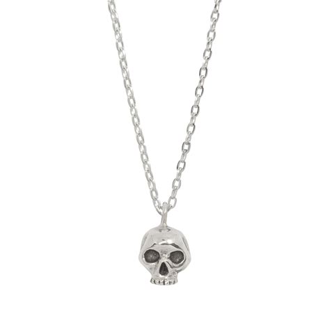 Skull Necklace Sterling Silver Futaba Hayashi
