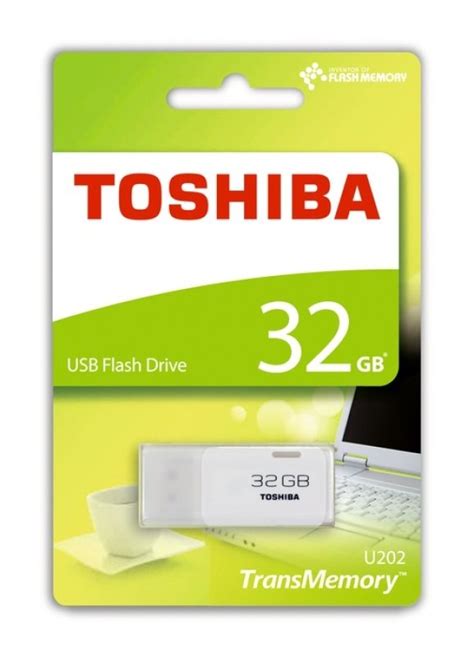 Toshiba 32gb Transmemory U202 Usb Flash Drive White