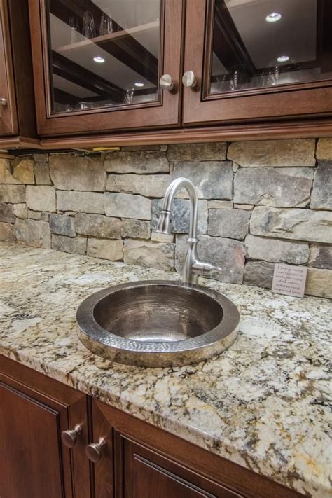 Authentic natural stone may not be everybody. 15 Stunning Kitchen Backsplashes | Stone backsplash ...