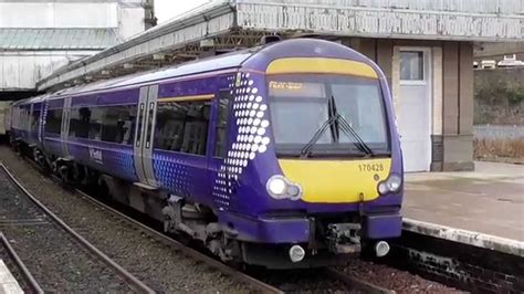 First Scot Rail Class 170 Departing Arbroath 22 10 14 Youtube
