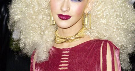 April 10 2001 Christina Aguileras Hair Evolution Us Weekly