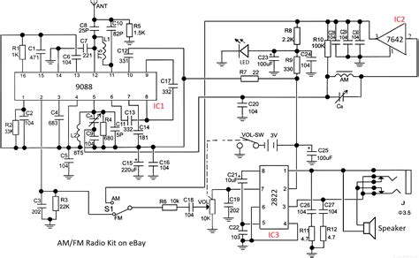 Am Radio Circuit Diagram Receiver Circuit Diagram